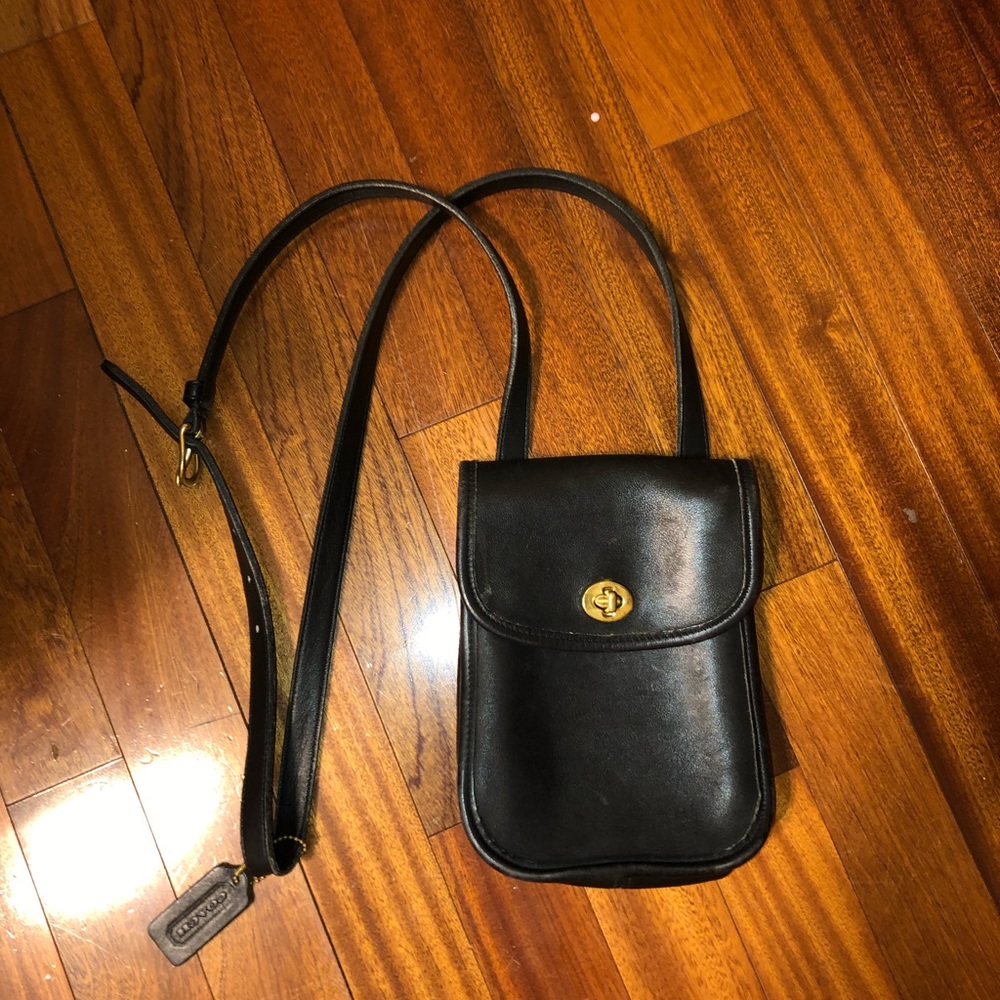 Vintage leather coach purse